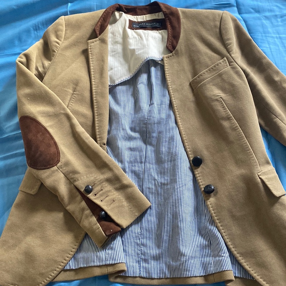 Velour winter coat